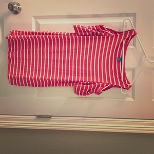 A Pea In The Pod red stripped maternity shirt